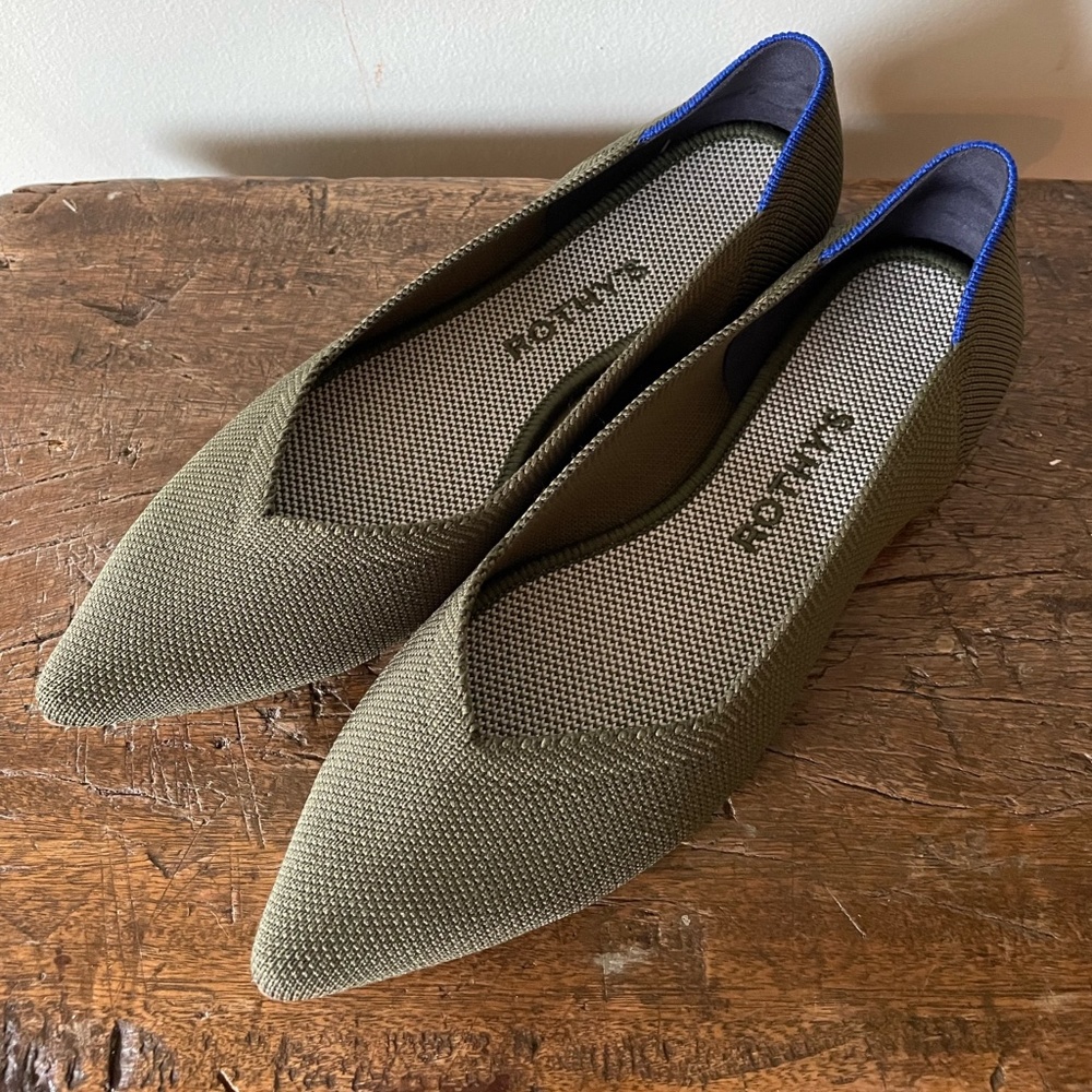 Rothys, The Point, Cypress Size 6.5